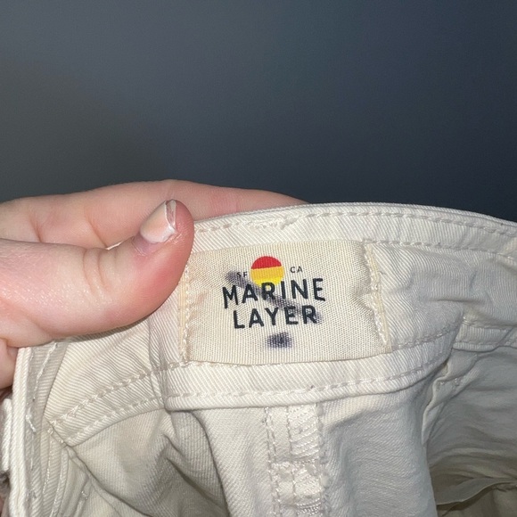 Marine Layer Pants Loose Wide leg Khakis girls size 14 - Picture 7 of 12